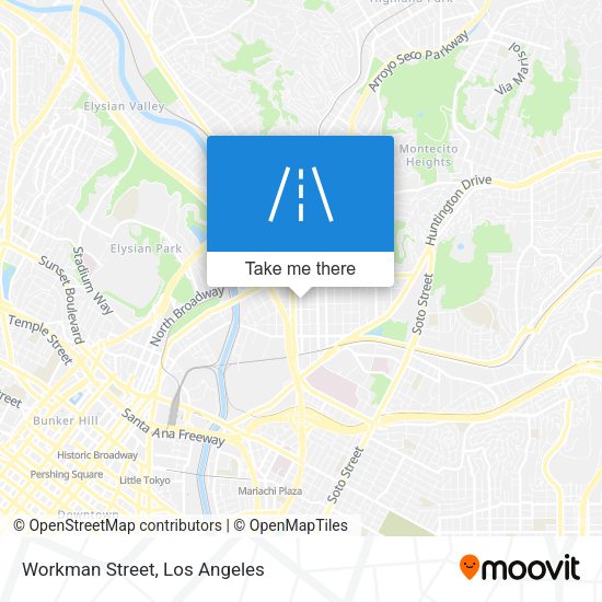 Mapa de Workman Street