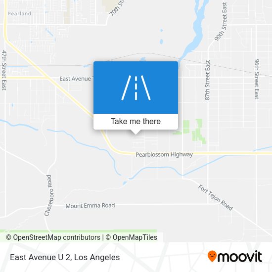 East Avenue U 2 map