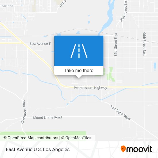Mapa de East Avenue U 3