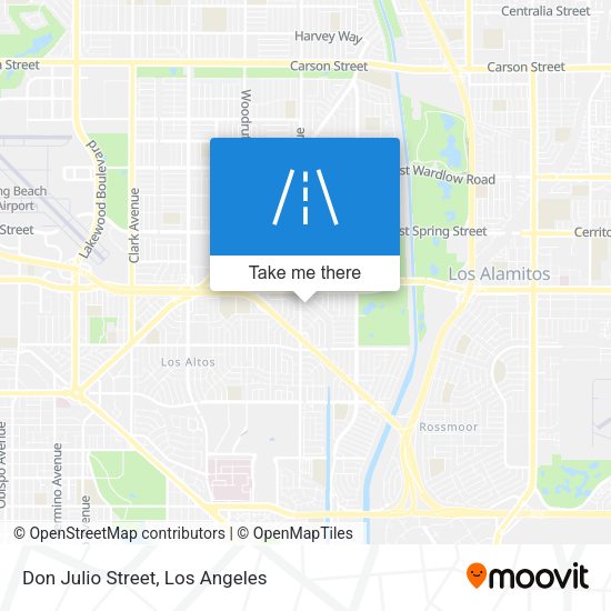 Mapa de Don Julio Street
