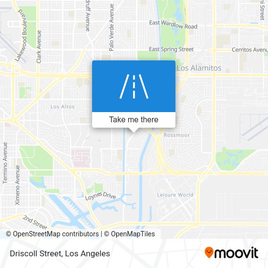 Driscoll Street map