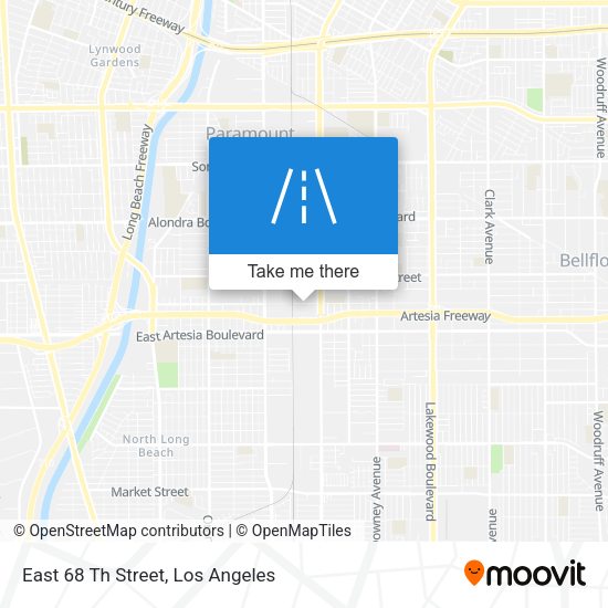 Mapa de East 68 Th Street