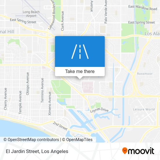 El Jardin Street map