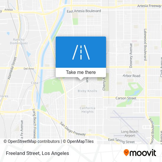 Freeland Street map