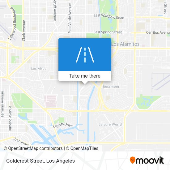 Goldcrest Street map