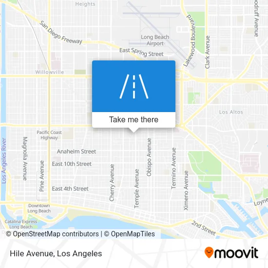 Hile Avenue map