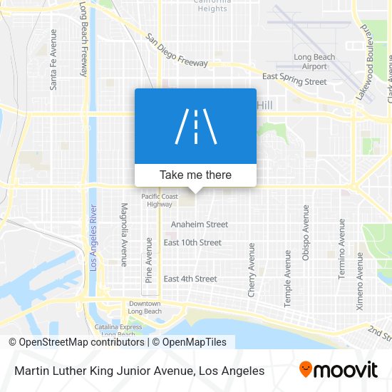 Mapa de Martin Luther King Junior Avenue