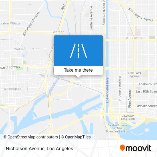 Nicholson Avenue map