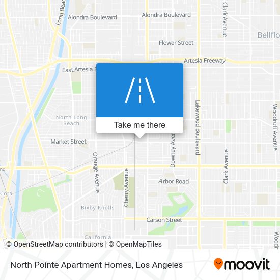 North Pointe Apartment Homes map
