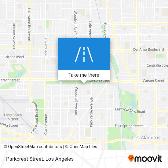 Mapa de Parkcrest Street