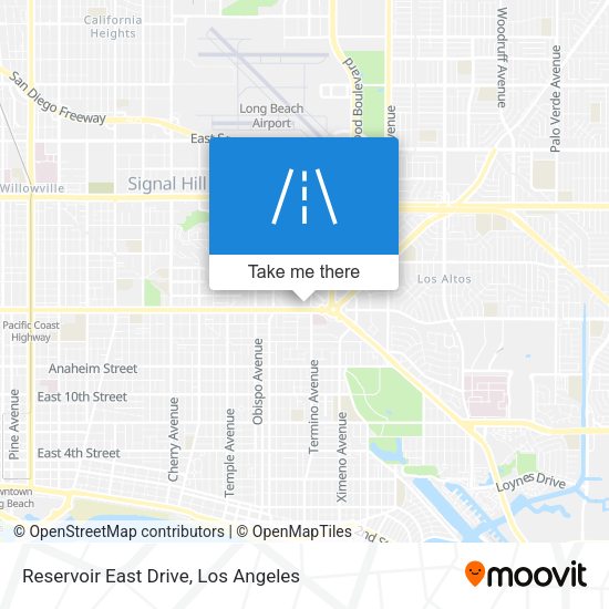 Reservoir East Drive map