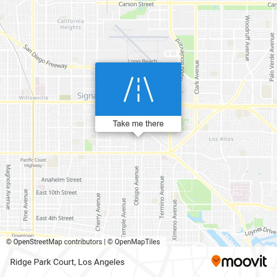 Ridge Park Court map