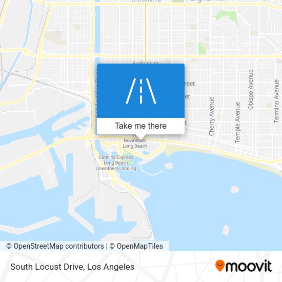 South Locust Drive map