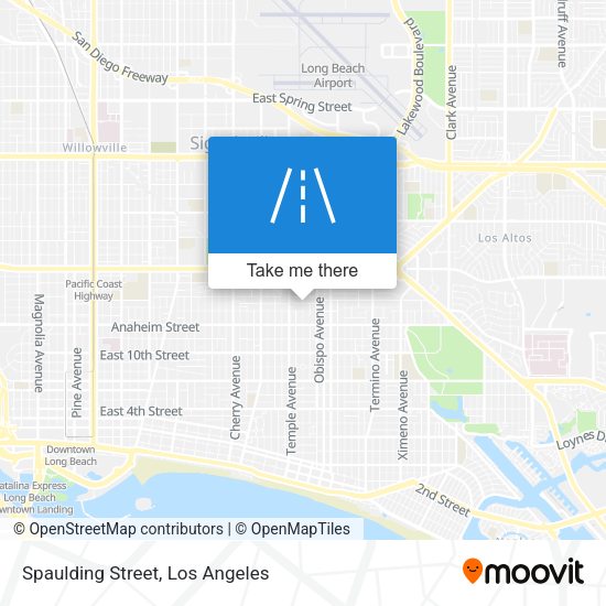 Spaulding Street map