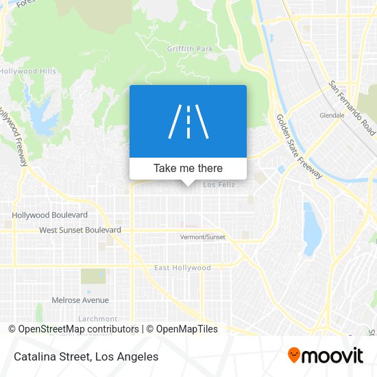 Catalina Street map