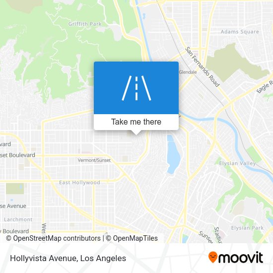 Mapa de Hollyvista Avenue