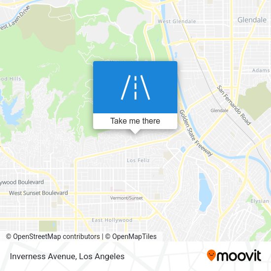 Inverness Avenue map