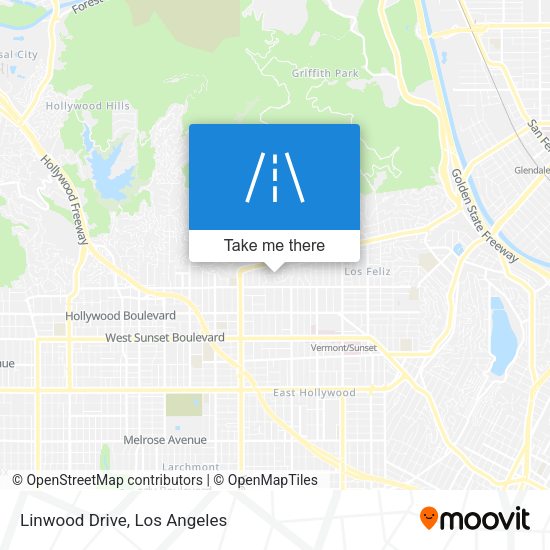 Mapa de Linwood Drive