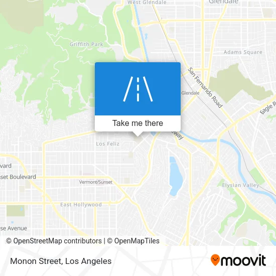 Monon Street map