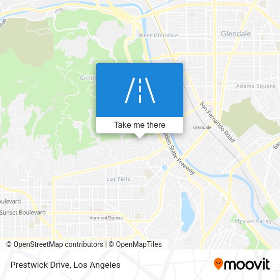 Prestwick Drive map