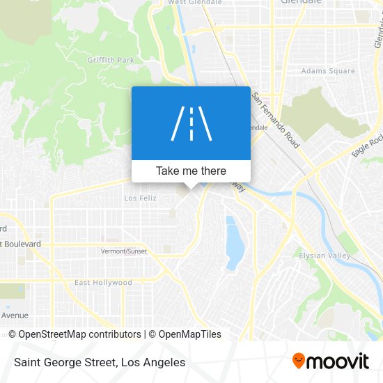 Saint George Street map