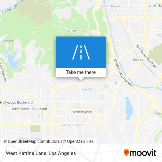 Mapa de West Katrina Lane