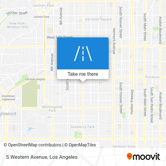 Mapa de S Western Avenue