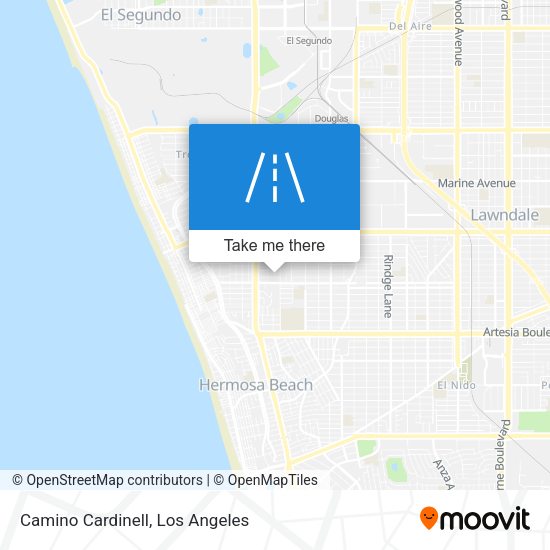 Camino Cardinell map