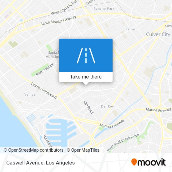 Mapa de Caswell Avenue