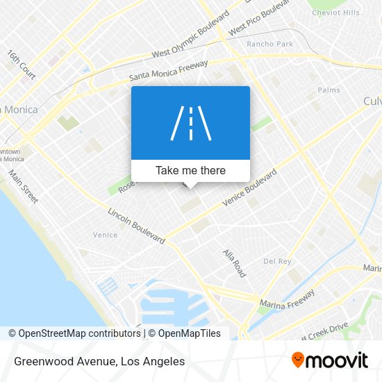 Mapa de Greenwood Avenue
