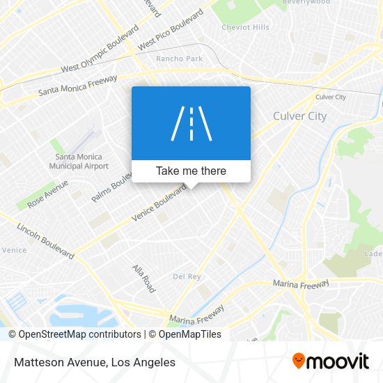 Matteson Avenue map