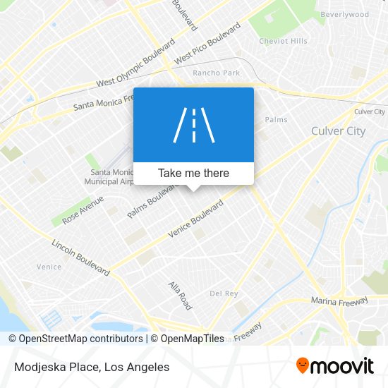 Modjeska Place map