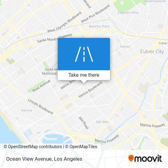 Mapa de Ocean View Avenue
