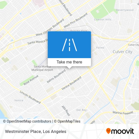 Mapa de Westminster Place