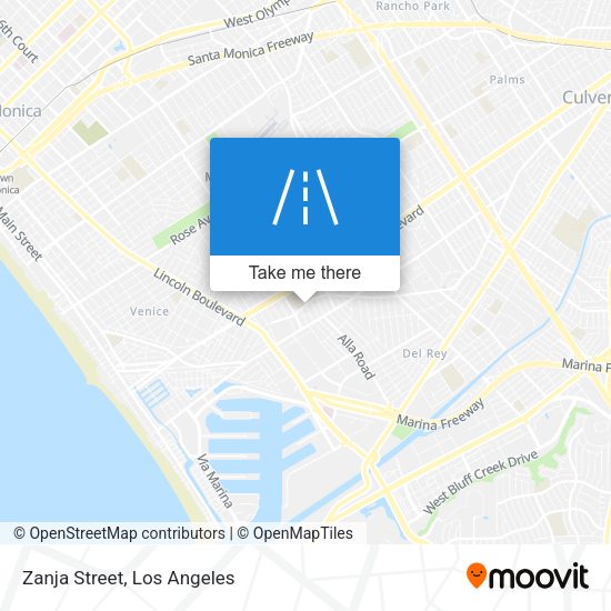 Mapa de Zanja Street