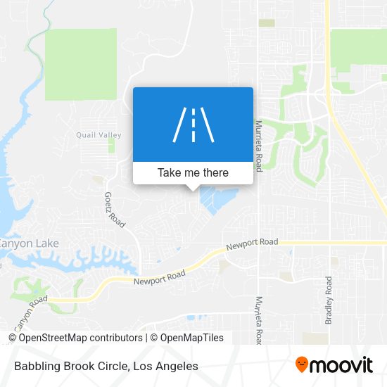Mapa de Babbling Brook Circle