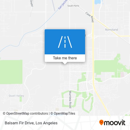 Balsam Fir Drive map