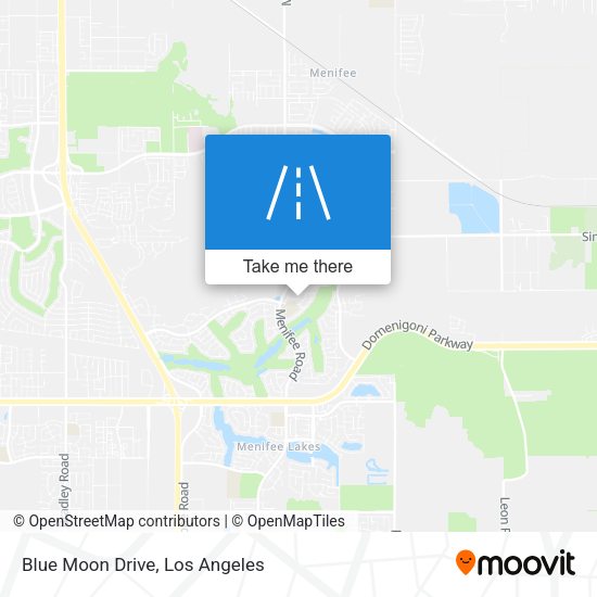 Mapa de Blue Moon Drive