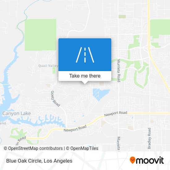 Blue Oak Circle map