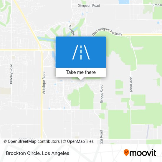 Mapa de Brockton Circle