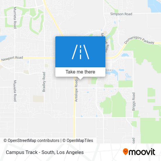 Mapa de Campus Track - South