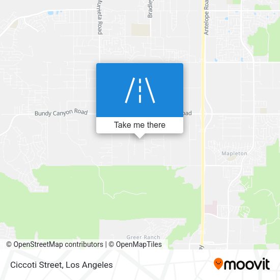 Mapa de Ciccoti Street