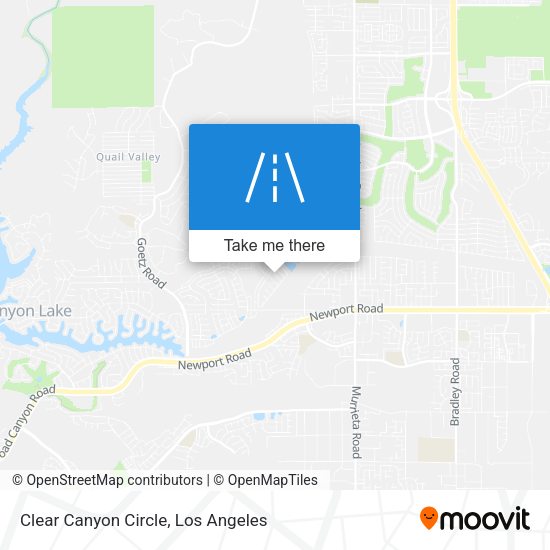 Mapa de Clear Canyon Circle