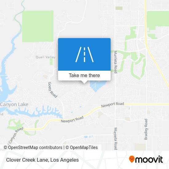 Mapa de Clover Creek Lane