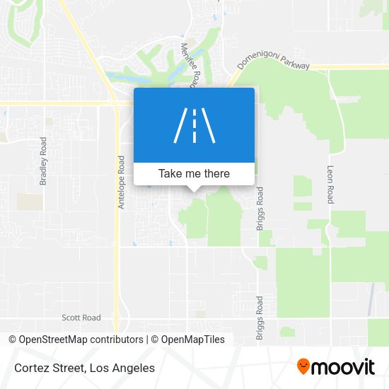 Mapa de Cortez Street