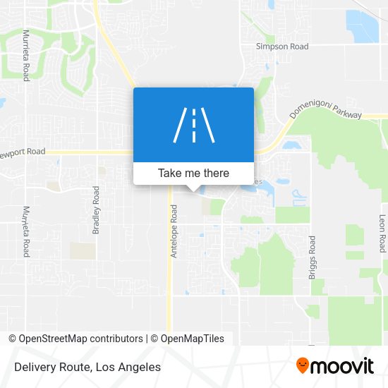 Mapa de Delivery Route