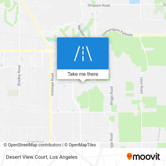 Desert View Court map