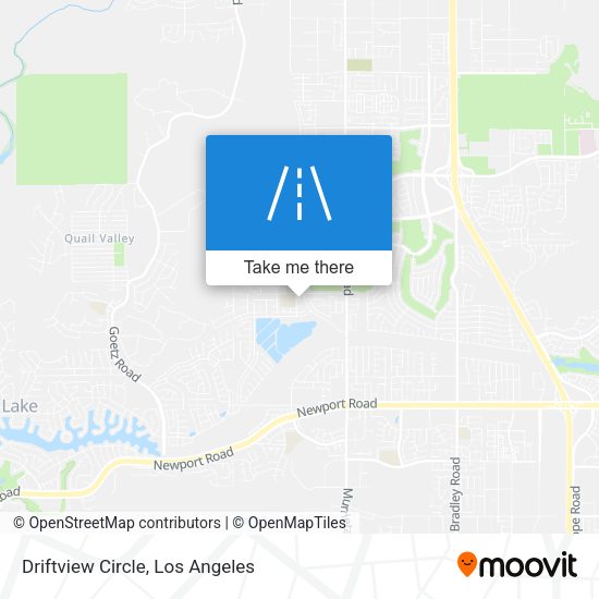 Driftview Circle map