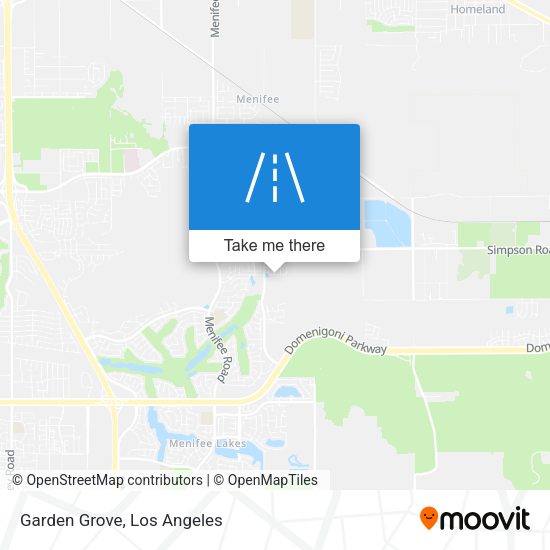 Mapa de Garden Grove