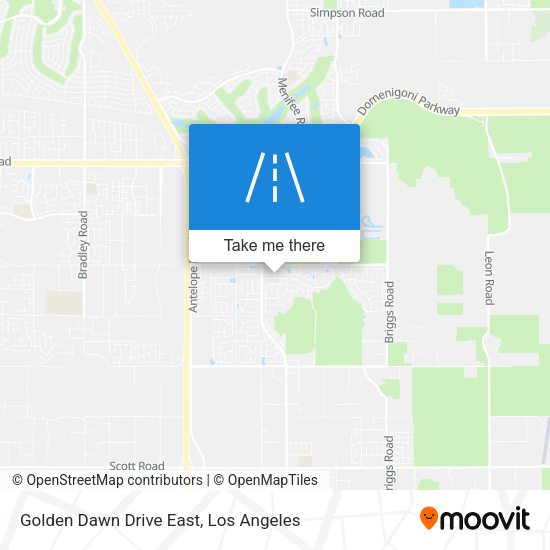Mapa de Golden Dawn Drive East